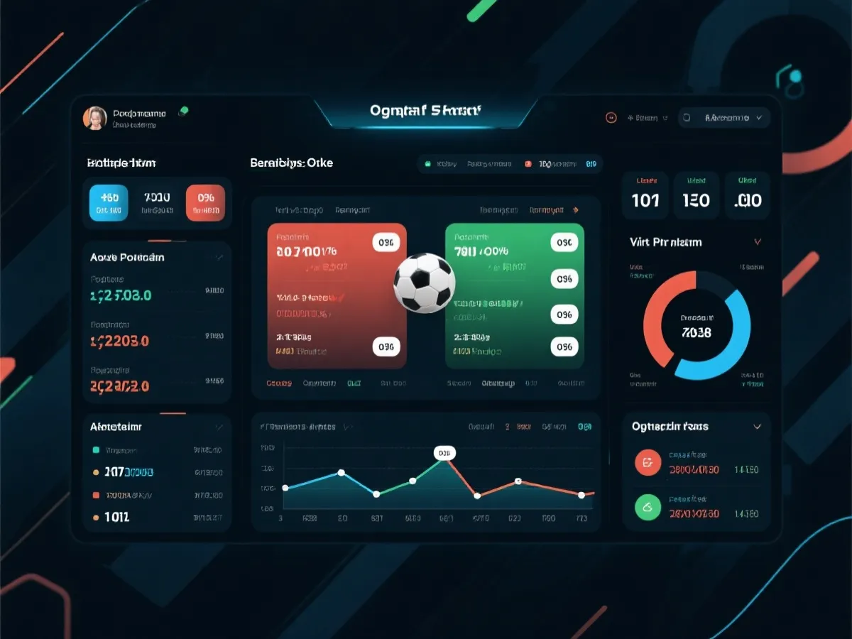 世界盃即時賠率比較儀表板示意圖