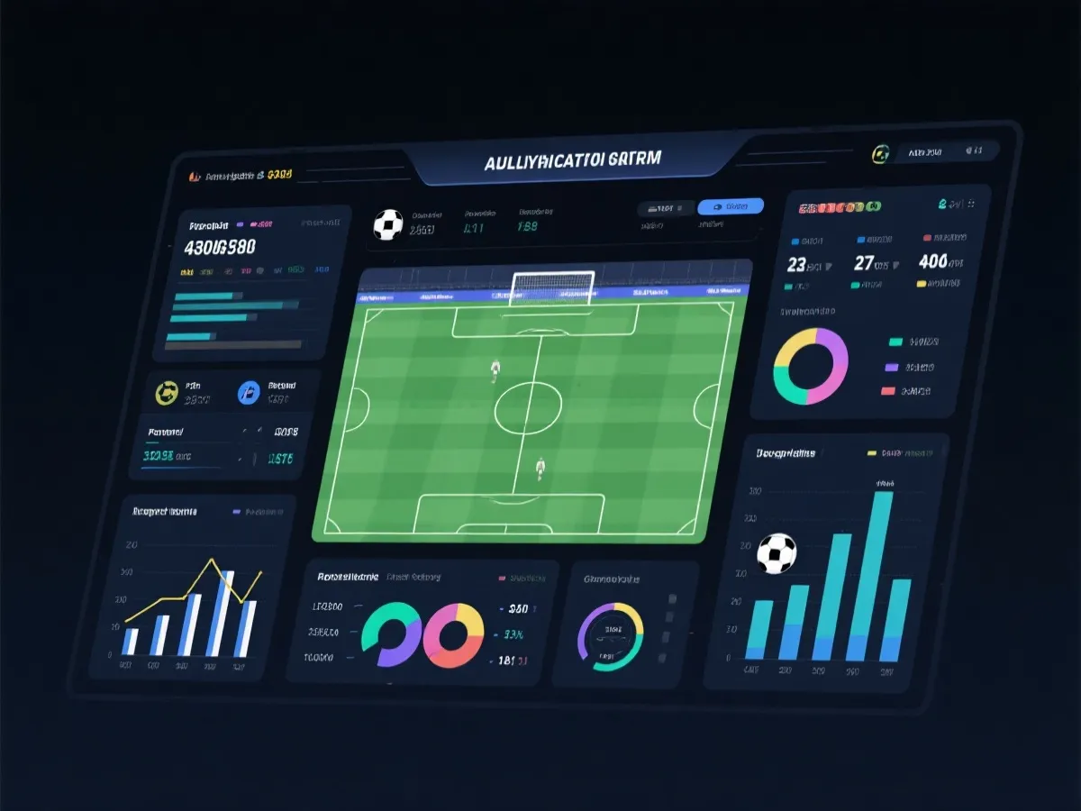 大小球分析與世界盃數據儀表板示意圖